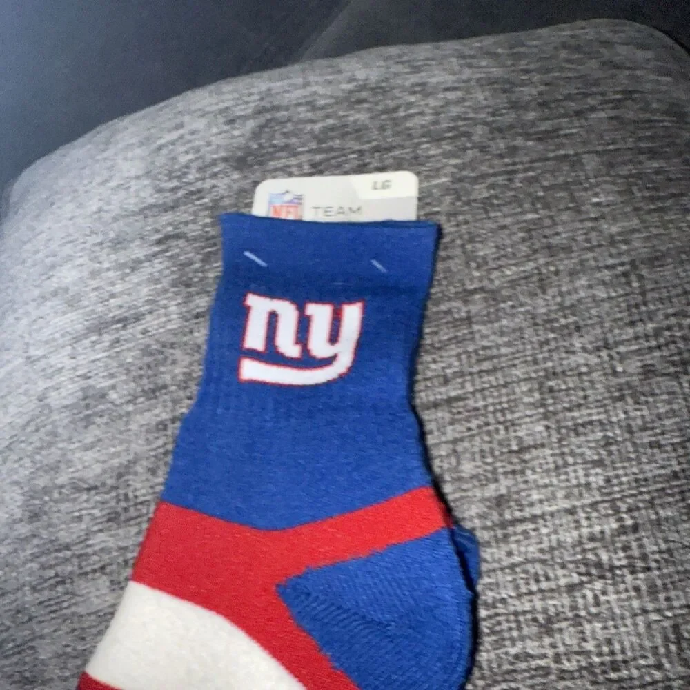 NFL Apparel New York Giants Socks Large New - Picture 2 of 5